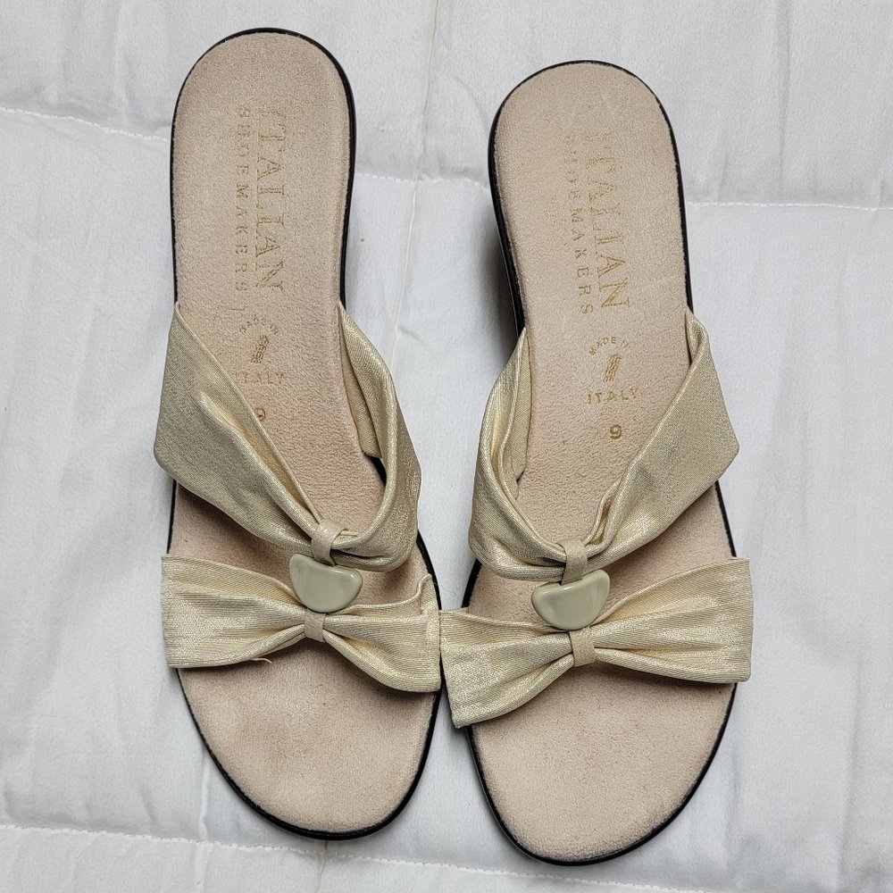 #3 - Italian Shoemakers satin strap sandals